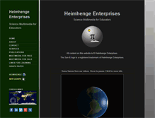 Tablet Screenshot of heimhenge.com